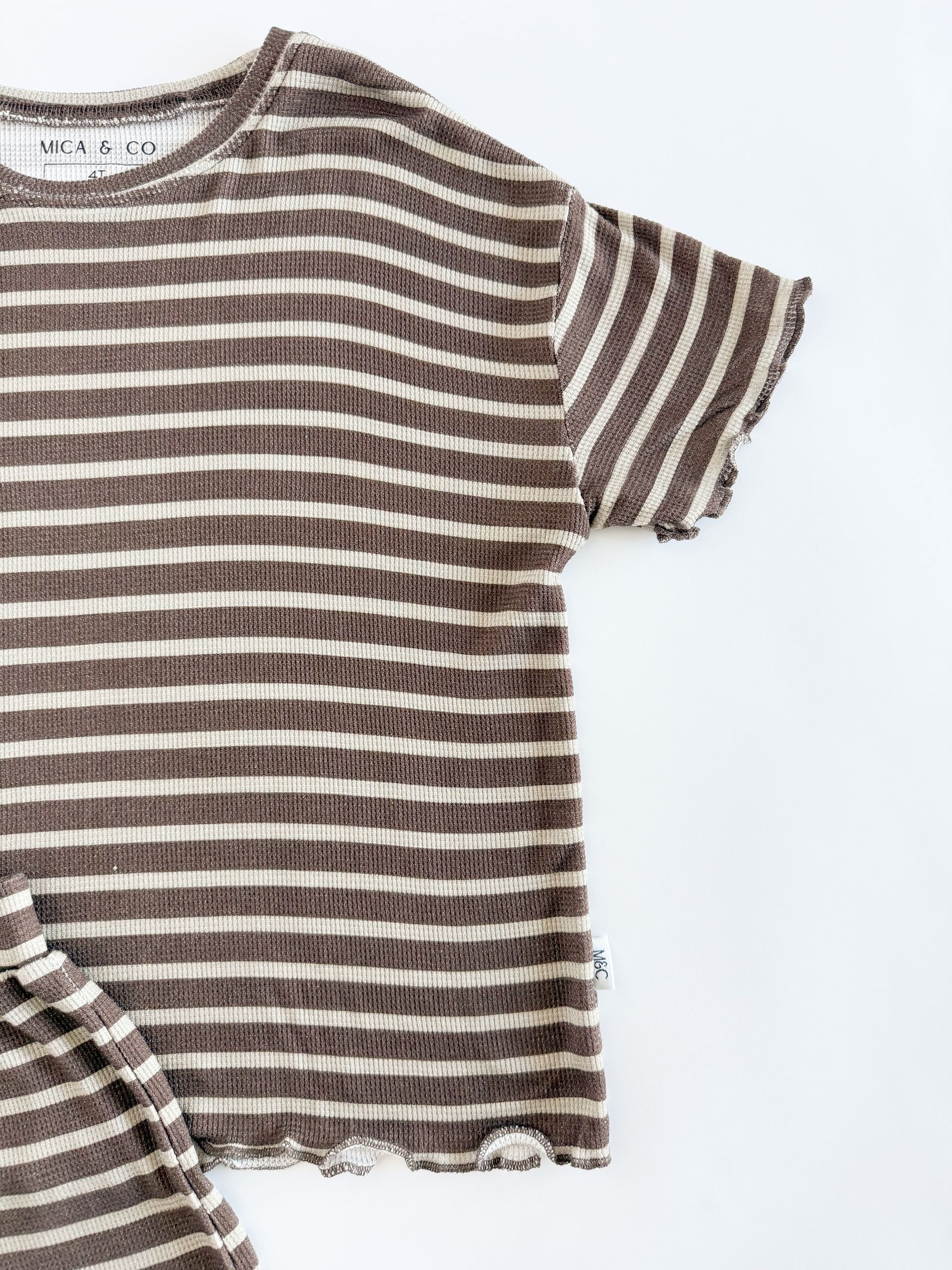 Emerson Ruffle 2-Piece Shortie Set