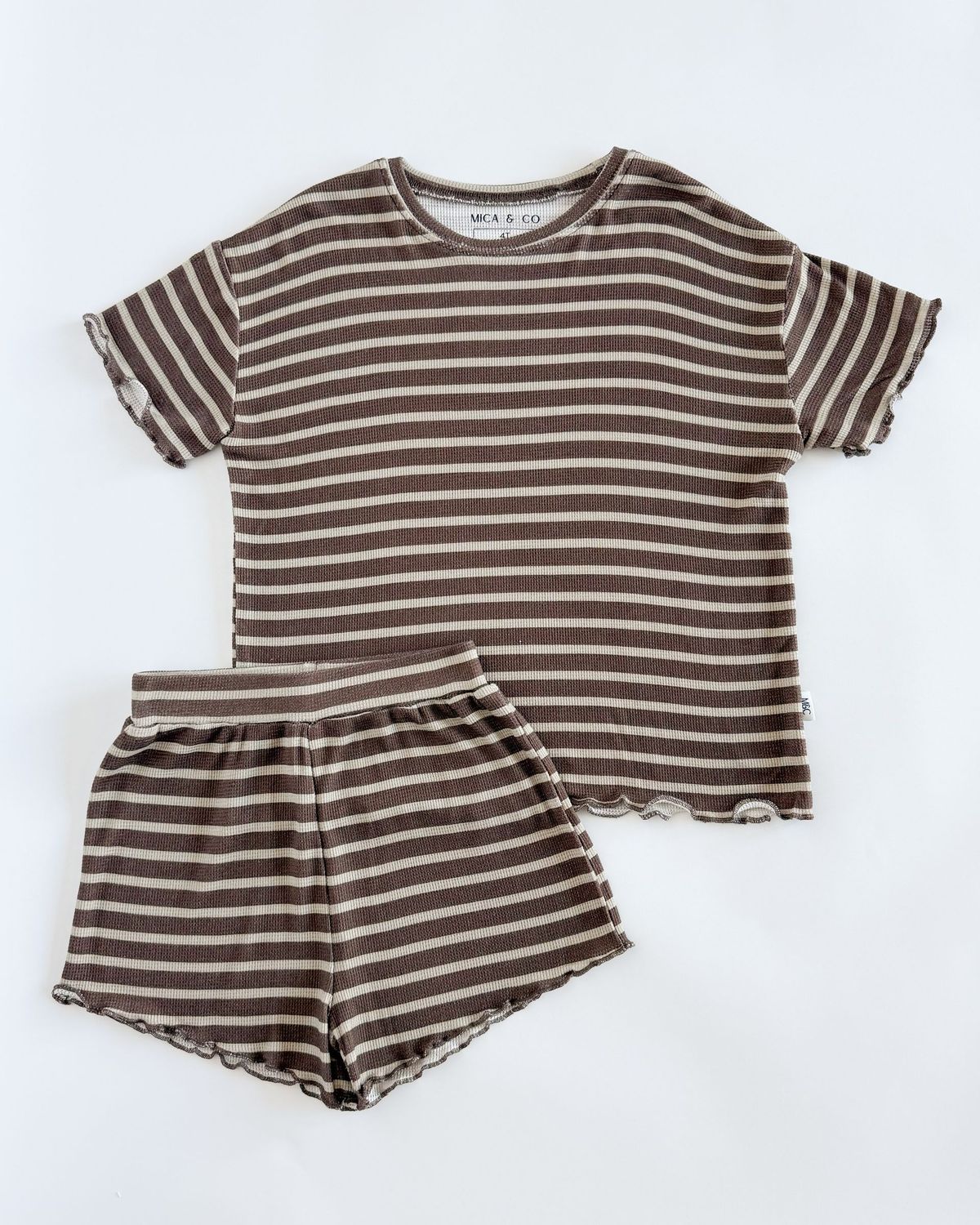 Emerson Ruffle 2-Piece Shortie Set