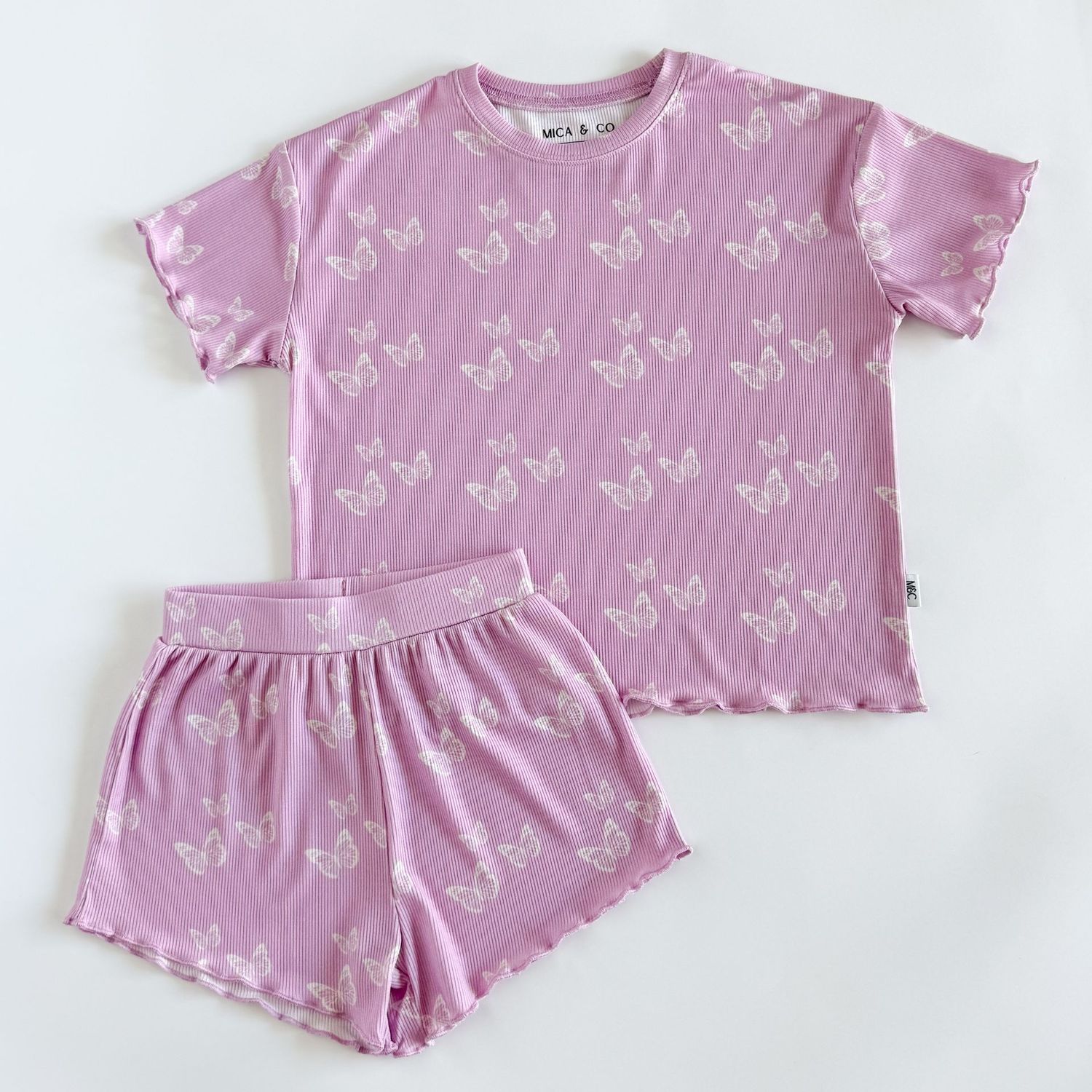 Lucy Ruffle 2-Piece Shortie Set