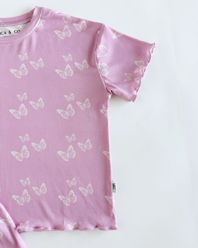 Lucy Ruffle 2-Piece Shortie Set