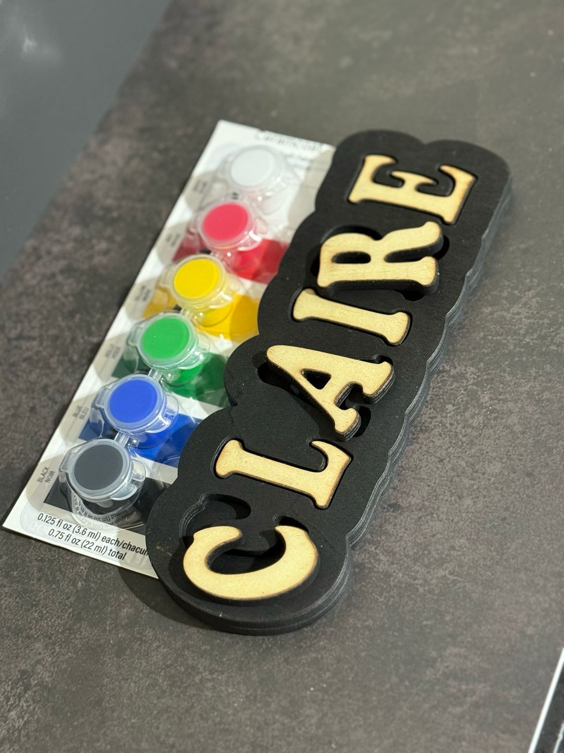 DIY Name Painting Puzzle