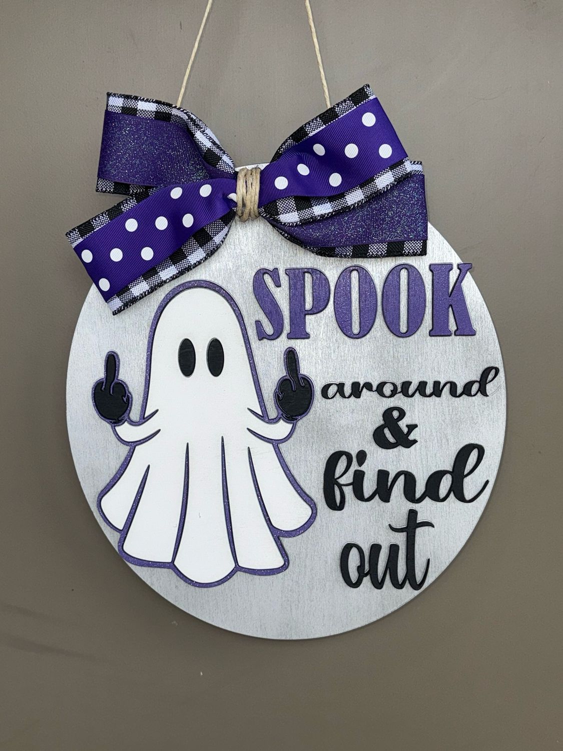 Spook Around &amp; Find Our Door Hanger