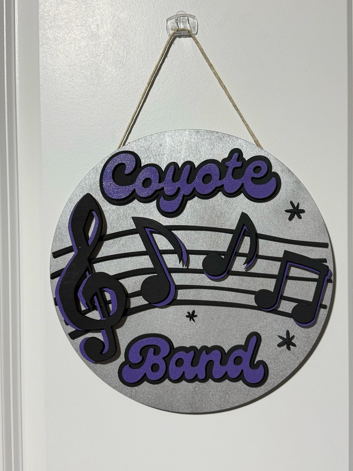 Coyote Band Door Hanger