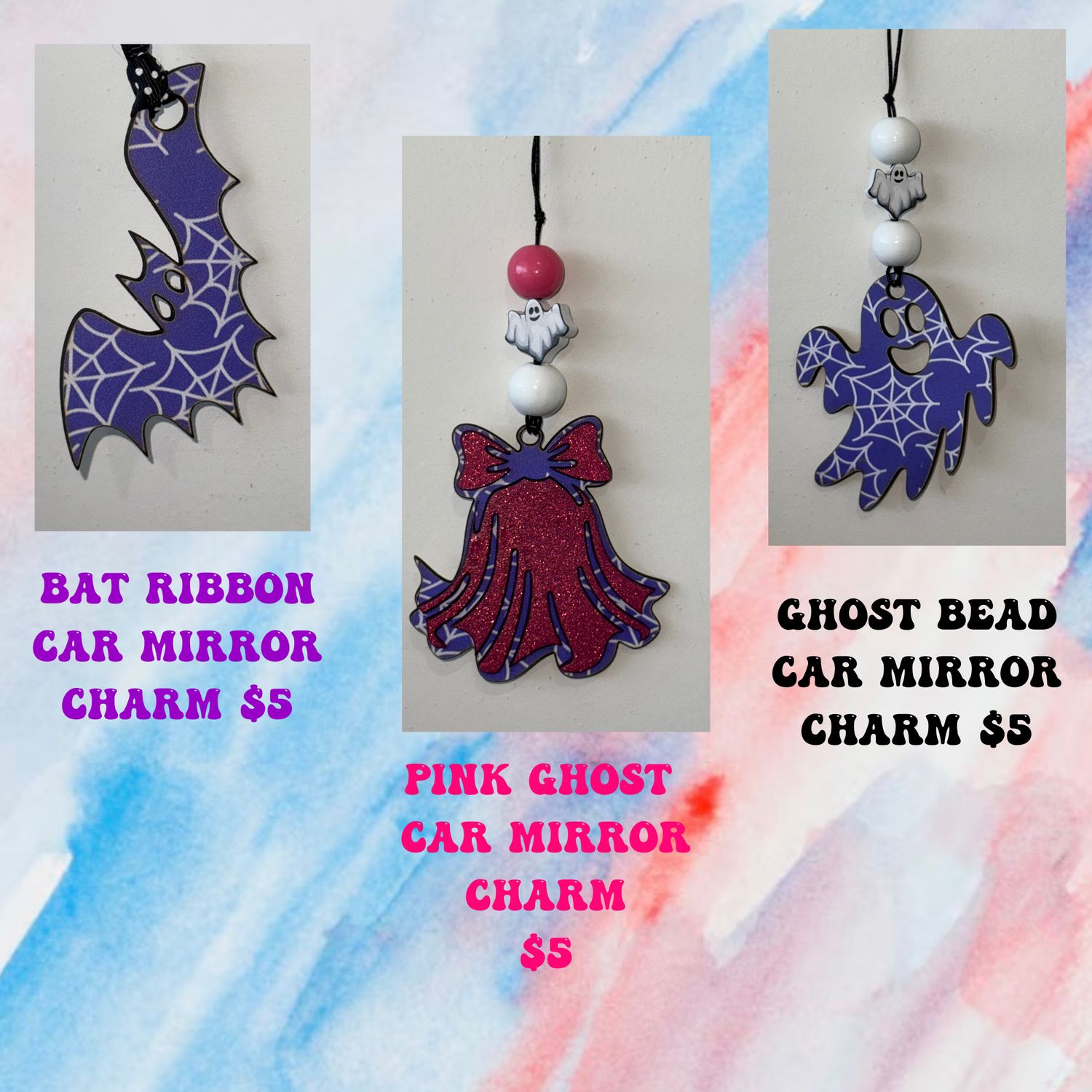 Halloween Car Mirror Charm