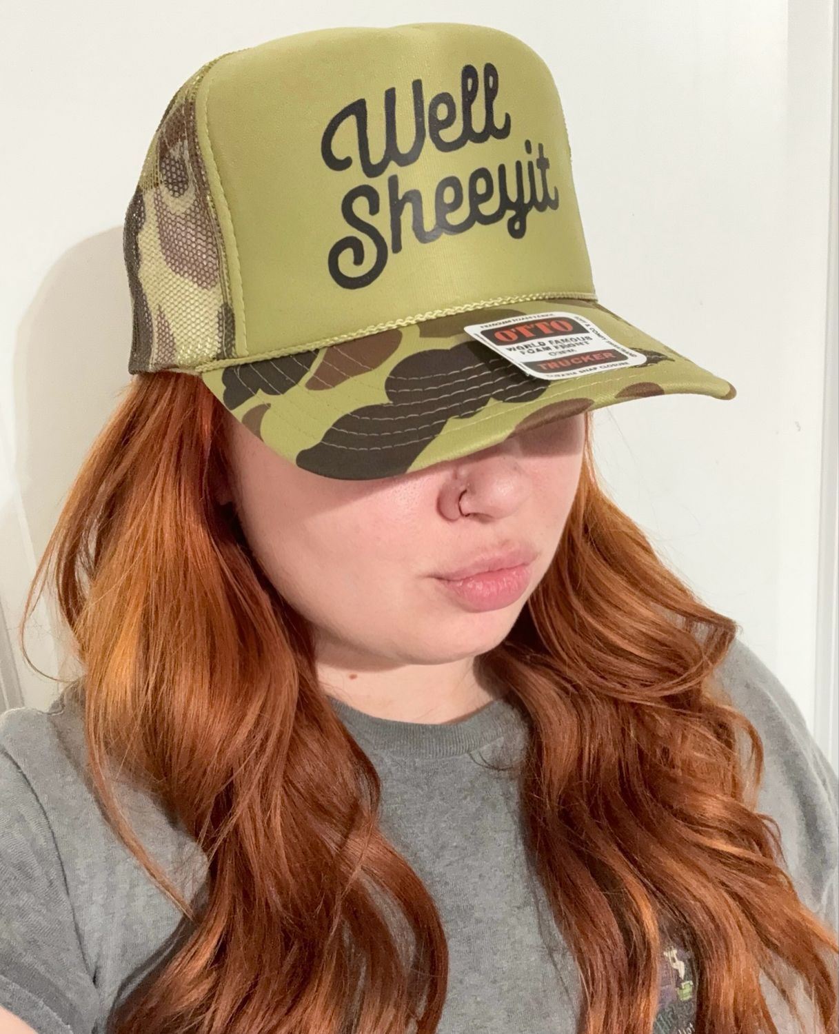 Well Sheeyit Camp SnapBack Trucker Hat