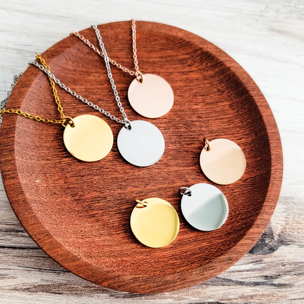 25mm Disk Necklace
