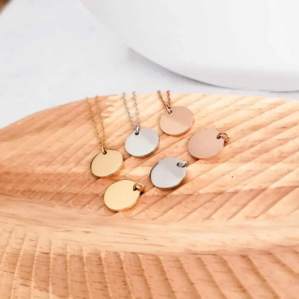 15mm Disk Necklace