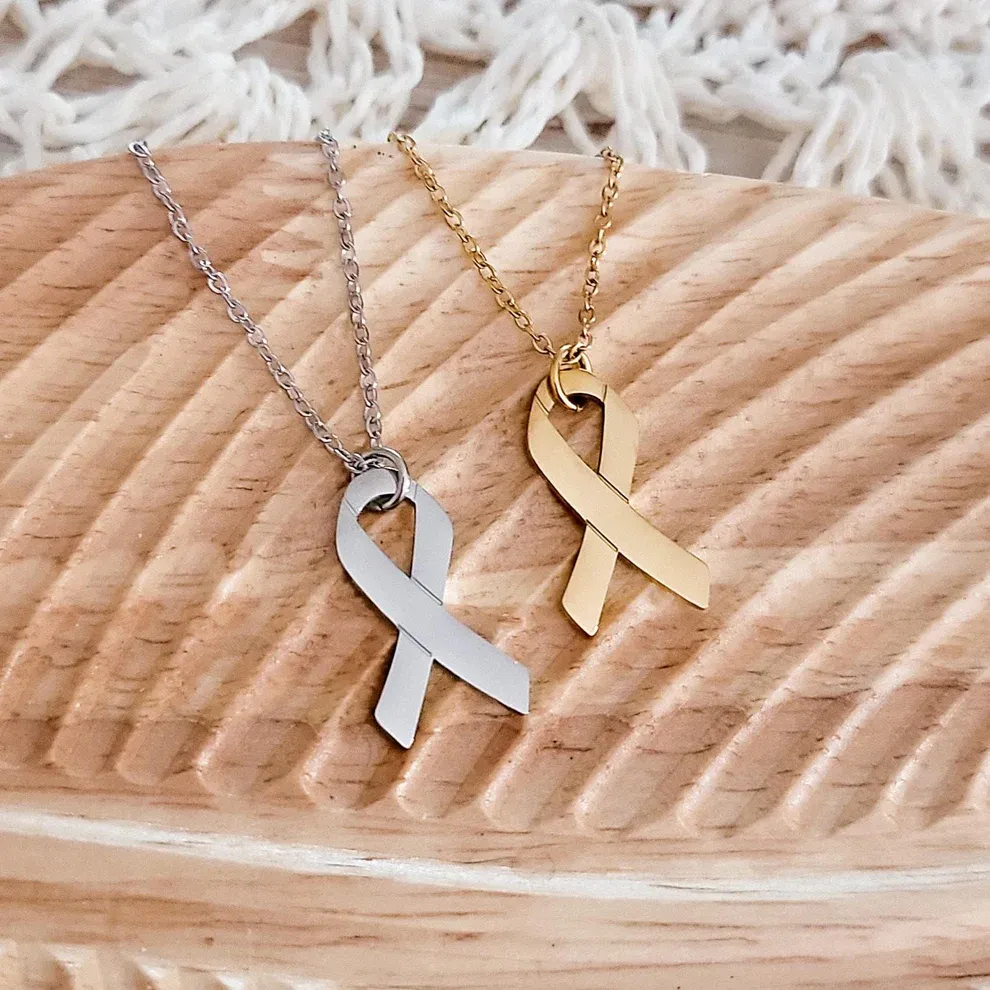 Awareness Ribbon Necklace