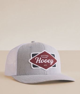 Hooey Mens Diamond Grey Snap Back Trucker Hat 2522TGYWH