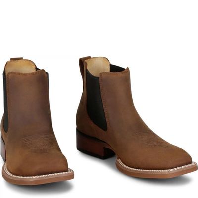 Justin Men's Crazy Buck Brown Cowhide Boots FN4150