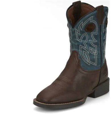 Justin Children's Bowline Walnut Brown Western Boot JK7524