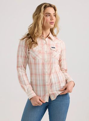 Wrangler Women's Western Vintage Snap Top  112361631