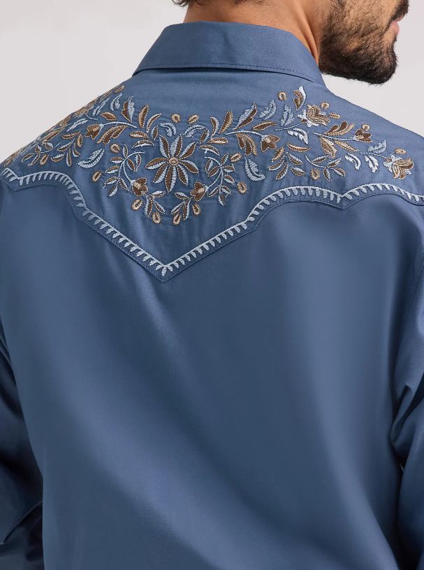 Wrangler Men&#39;s Rodeo Ben Western Snap Shirt 112360119