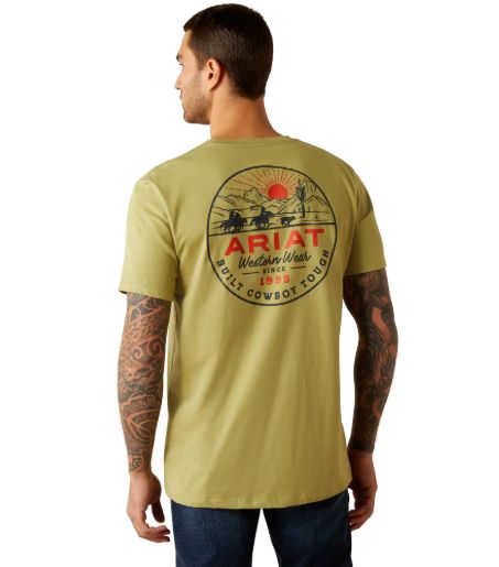 Ariat Men&#39;s Full Circle Green Shirt 10054836