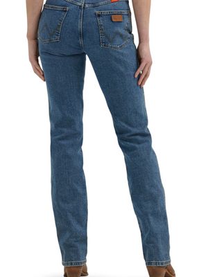 Wrangler Women's 18 Slim High Rise Slim Fit Tapered Leg Jeans - Stonewash 1018MWZSW