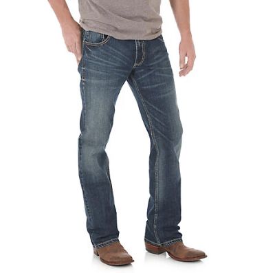 Wrangler Men&#39;s Layton Retro Bootcut Jean - Slim Fit 10WLT77LY