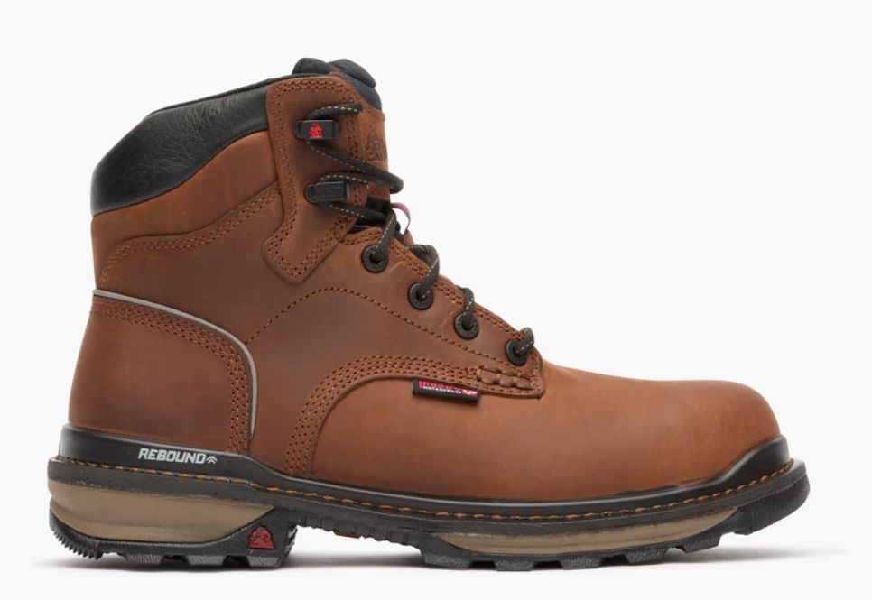 Rocky Men&#39;s Rams Horn Waterproof Composite Toe Work Boot RKK0388