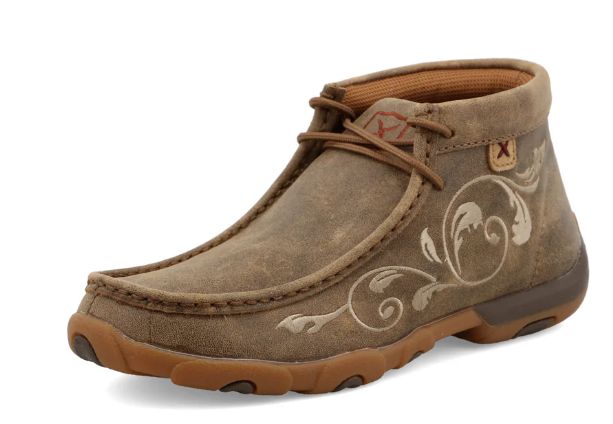 Twisted X Women&#39;s Chukka Driving Moc (Bomber) WDM0041