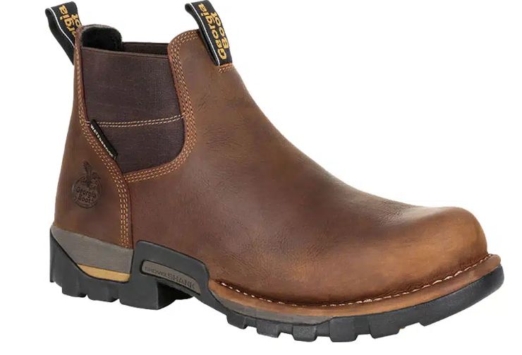 Georgia Boots Men&#39;s Eagle One 4″ Waterproof Chelsea Work Boot GB00315