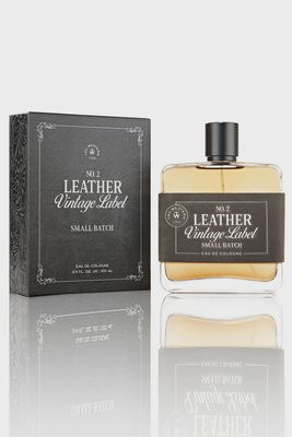 Tru Western Mens No 2 Leather Vintage Label Small Batch Cologne 98085