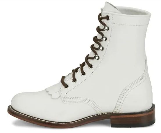 Justin Womens Lace Up Roper STYLE Boots RP539