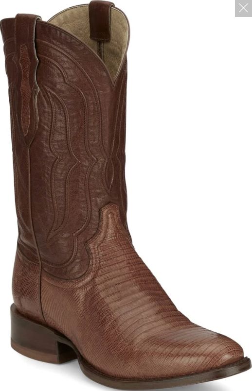 Tony Lama Men&#39;s  Kirtland Cognac Lizard Western Boot Dr5152