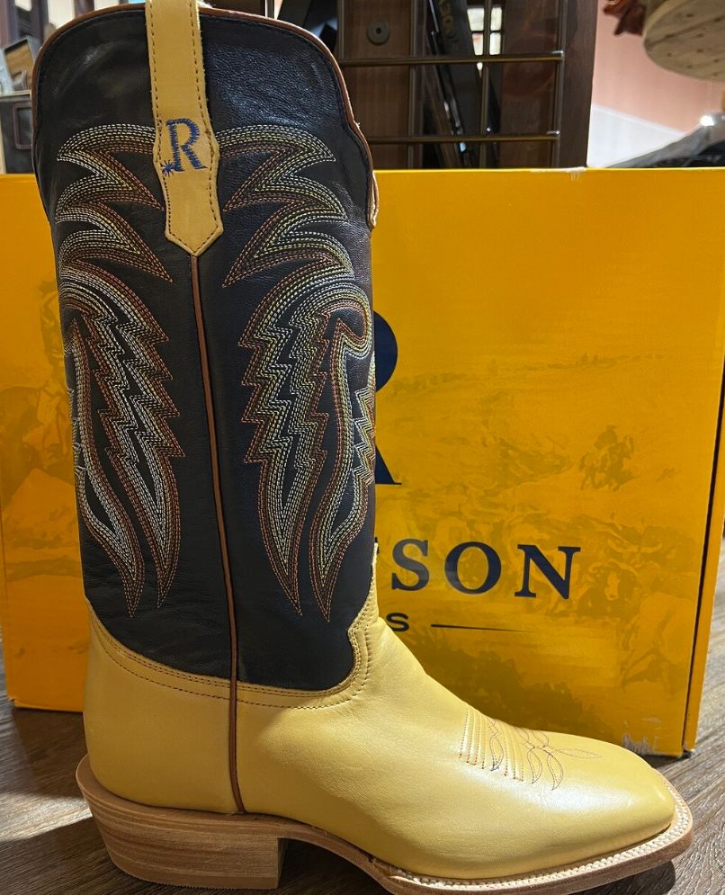 R. Watson Men&#39;s SUMMER WHEAT COWHIDE BOOT RW8026-2