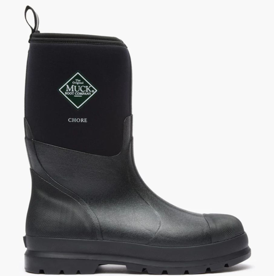 Muck Men's  Chore Classic Mid Work Boot - Black CHM-000A