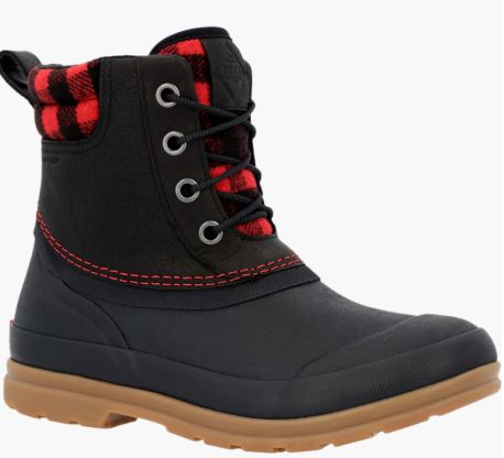Muck Men&#39;s Wo Originals Leather Duck Boot - Plaid ODLW6PLD