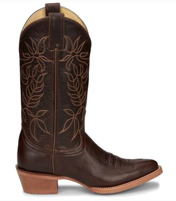 Justin Women's  Rosey 12" Western Boot (Espresso) CJ4000