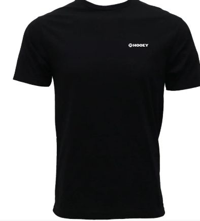 Hooey Men&#39;s  Western OG Logo Black Short Sleeve T-Shirt HT1711BK