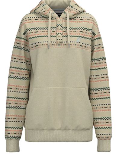 Hooey Children&#39;s Youth &quot;Jimmy&quot; Cream Aztec Pullover Hoodie HH1254CRAZ-Y