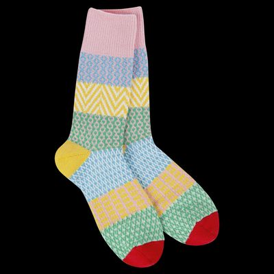 Worlds Softest Womens Weekend Collection Gallery Crew Wonderland Socks 75756