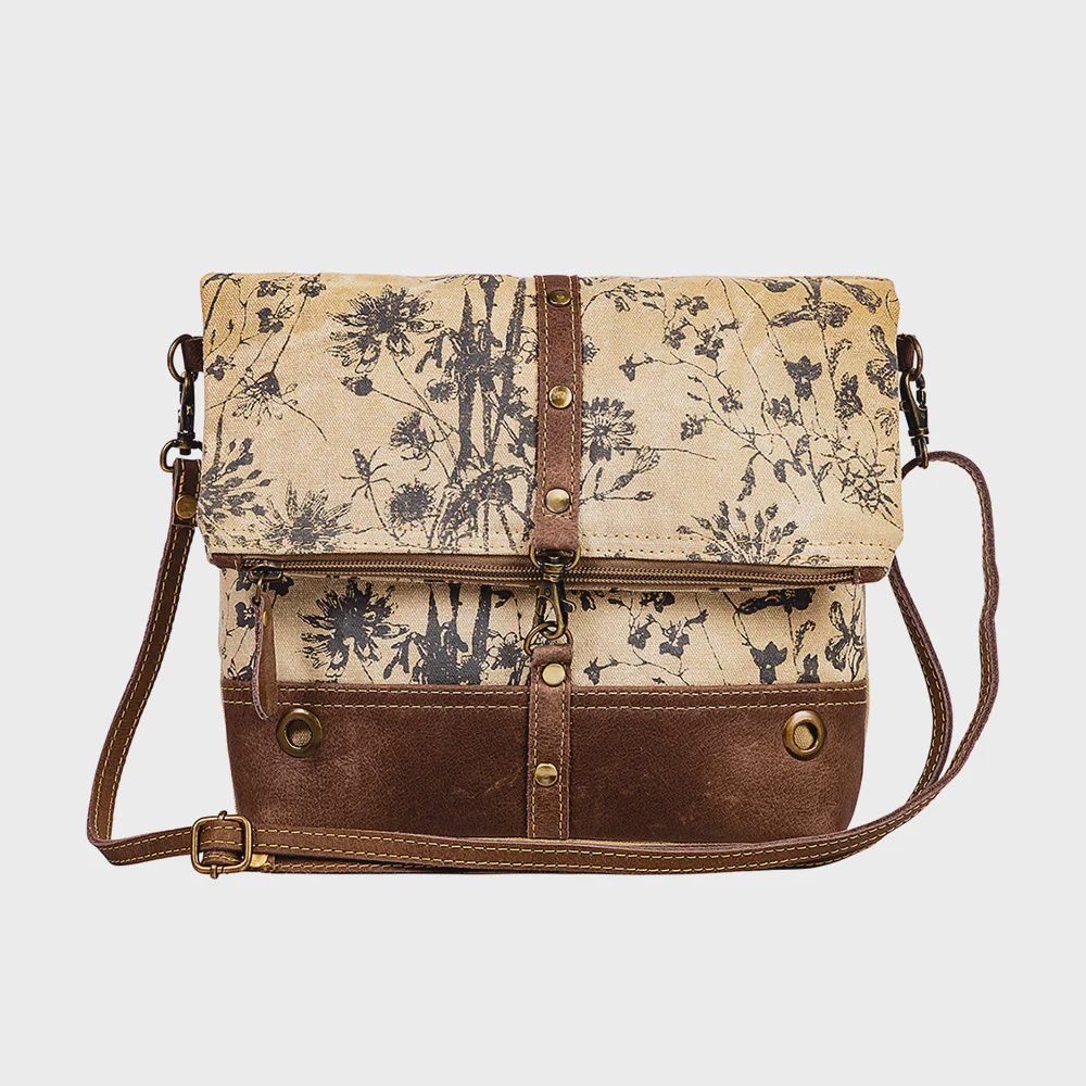 Myra Tazzie Floral Accent Small &amp; Crossbody Bag - S-8943