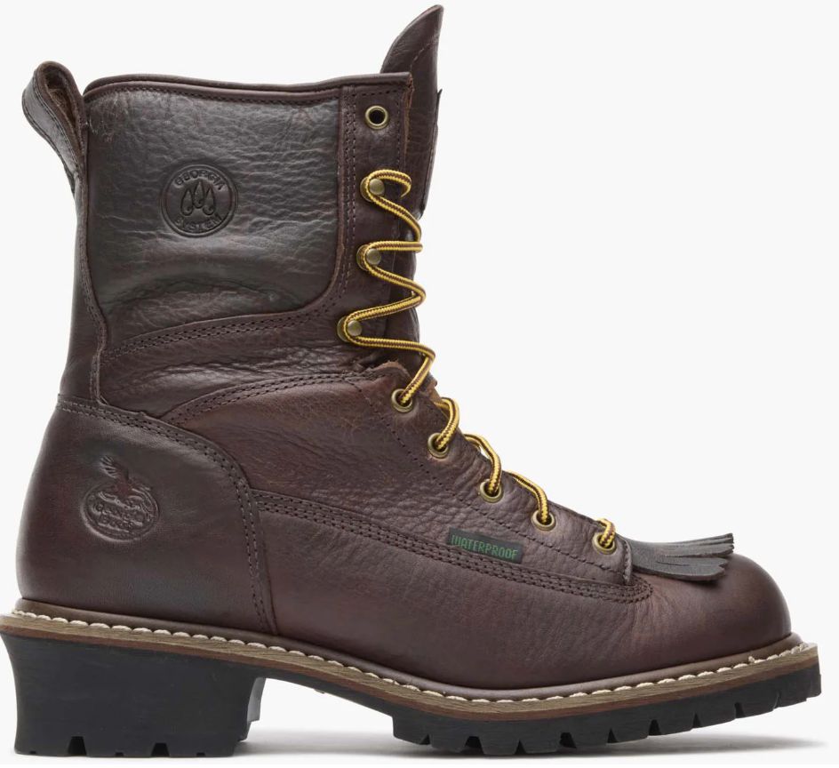 Georgia Boots Men&#39;s  Waterproof Soft Toe Logger Boot G7113