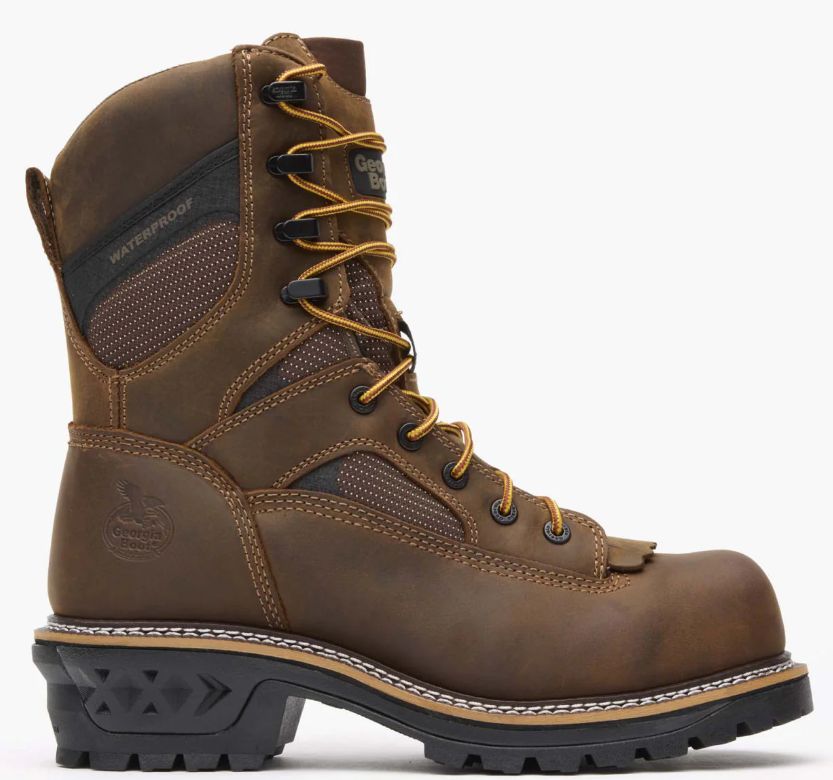 Georgia Boots Men&#39;s  LTX Logger Composite Toe Waterproof Work Boot GB00617