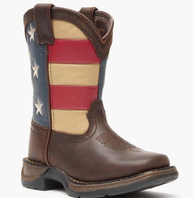 Durango Children's Lil' Rebel Little Kids' Patriotic Flag Boot DBT0159