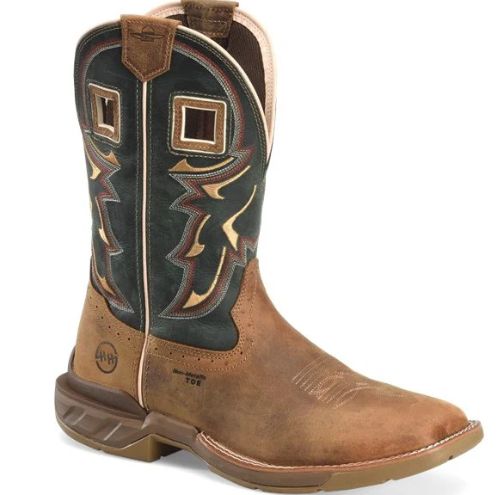 Double H/Carolina Men&#39;s  Kerrick 11&quot; Wide Square Composite Toe Roper Boot DH5356