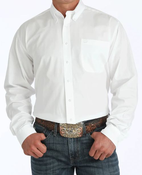 Cinch/Cruel Denim Children&#39;s  Classic Fit Solid Button-Down Western Shirt CWK8960001