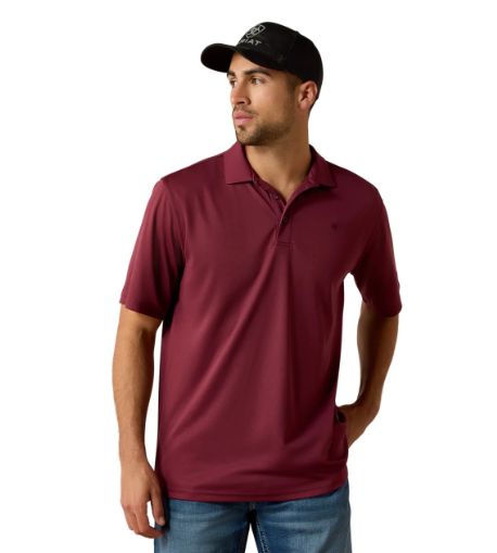 Ariat Men&#39;s  TEK Short Sleeve Polo Shirt 10022856
