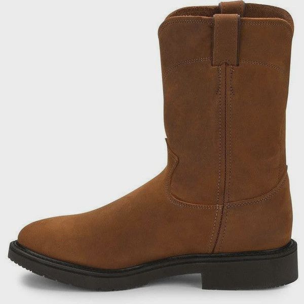 Justin Men&#39;s Conductor Round Toe 10&quot; Work Boot 4760