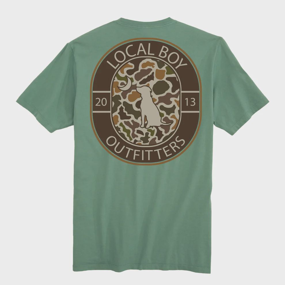 Local Boy Mens Vintage Crest SS Tee L1000519