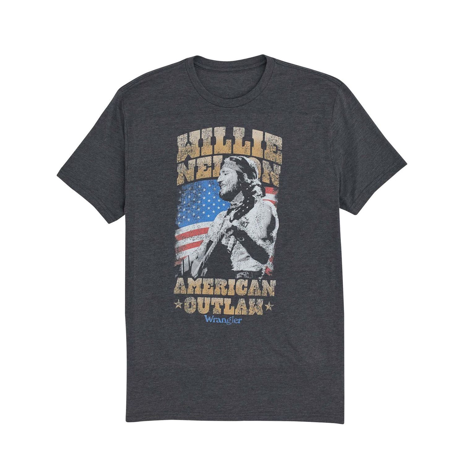 Wrangler Willie Nelson American Outlaw Tee-112361069