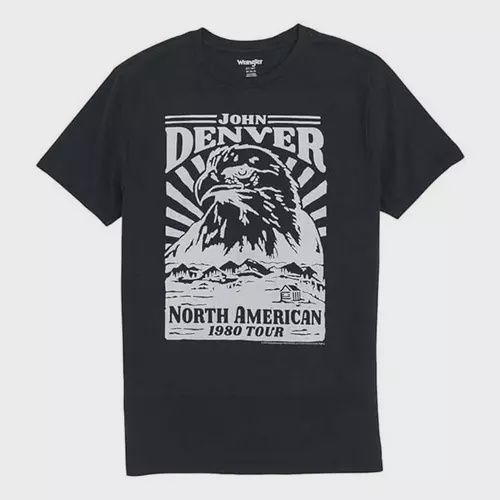 Wrangler Mens John Denver Short Sleeve Tee 112361072