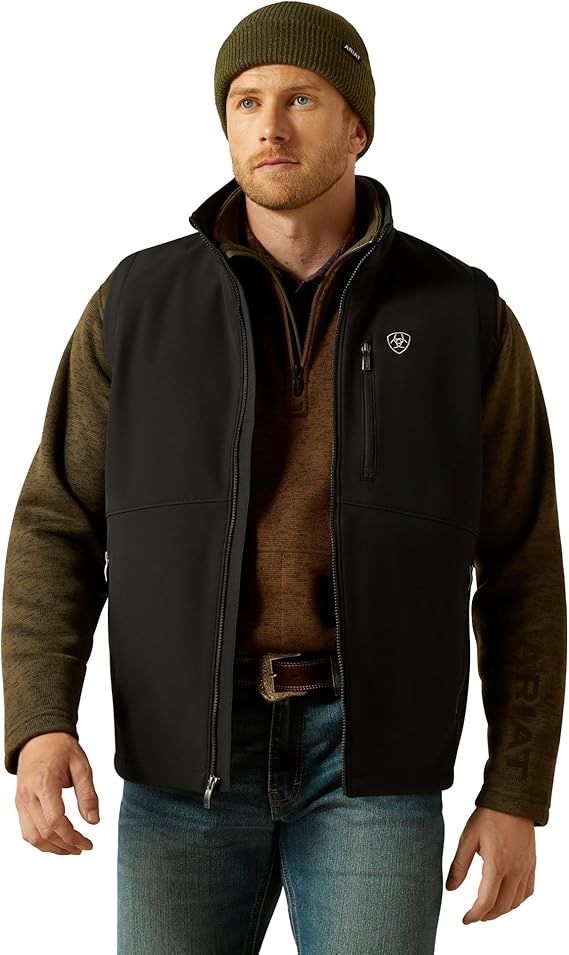 Ariat Mens Logo Softshell Vest Black 10062587