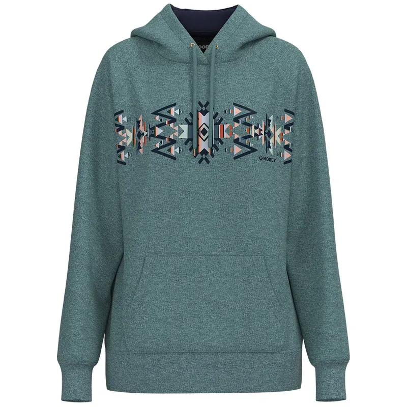 Hooey Ladies Blue Legendary Polar Fleece Hoodie HH1352BL