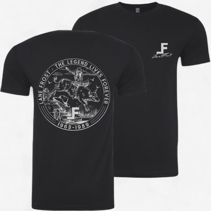 Lane Frost Men's Silver Dollar Tee LFBSLVRDRTS