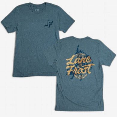 Lane Frost Mens Frontier Heather Graphic Tee CO6832000HSL0A4