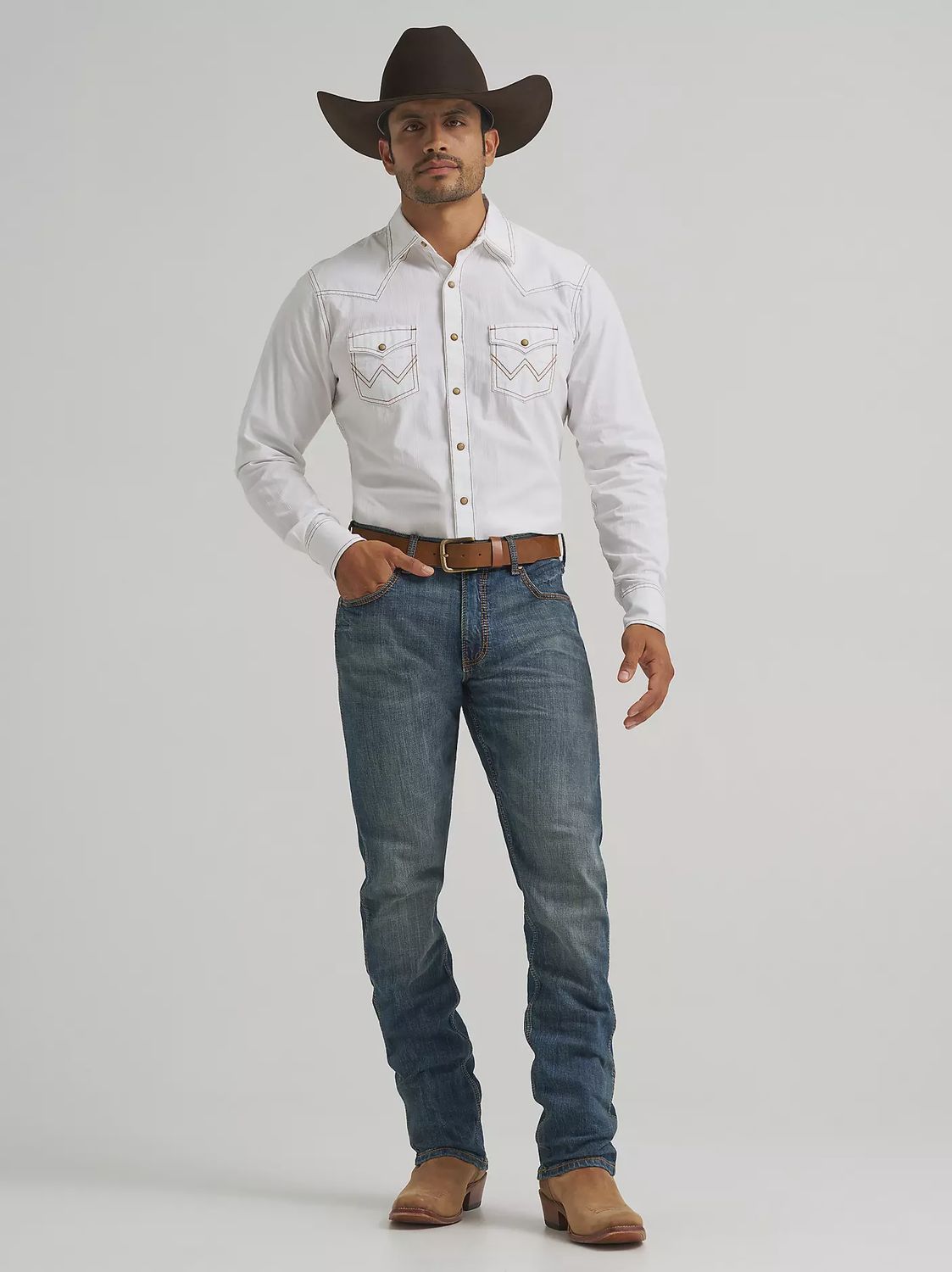 Wrangler Men's  Retro Slim Fit Straight Jean Bozeman 10WLT88BZ