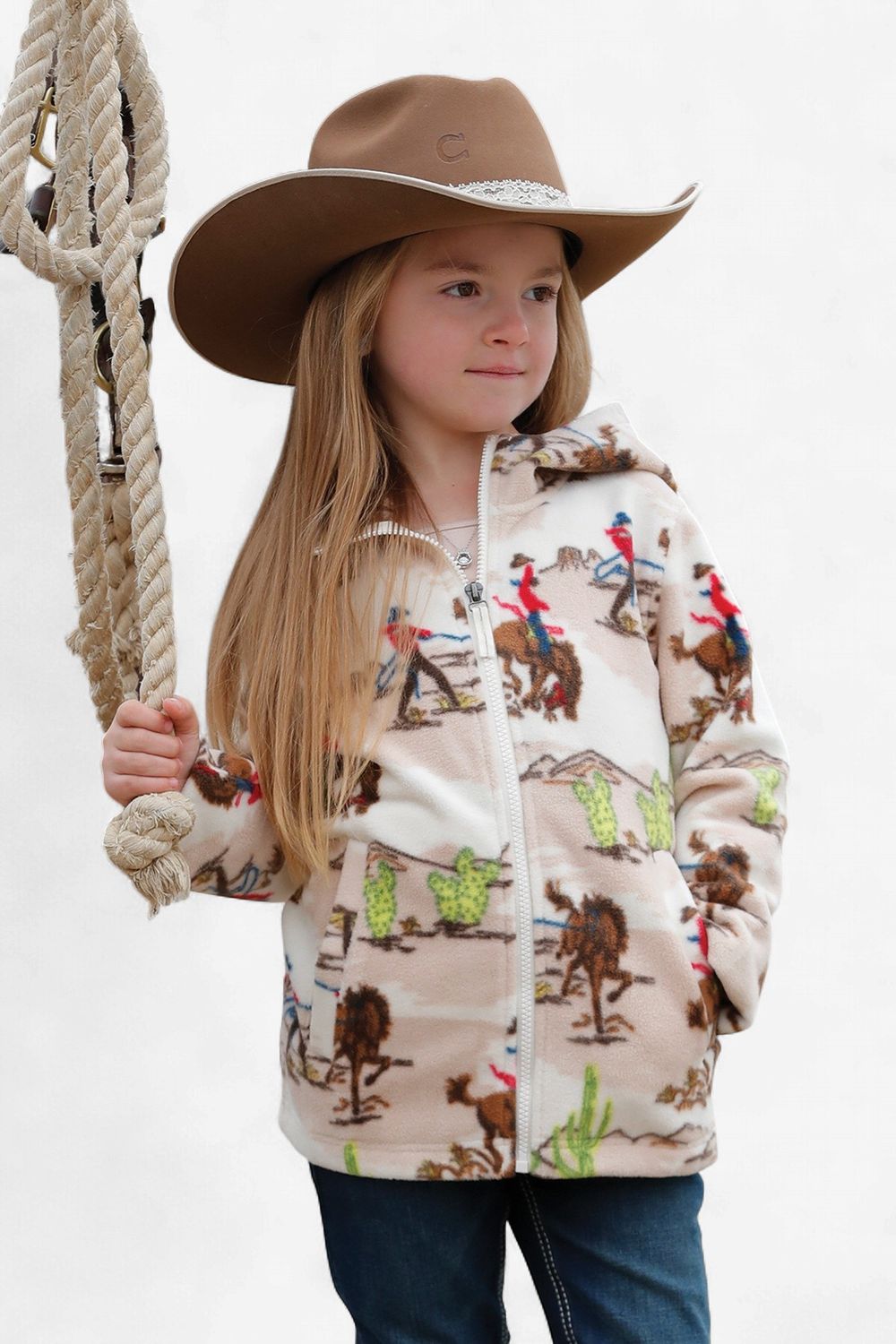 Cruel Denim Children's Fleece Zip Up CWK8960001